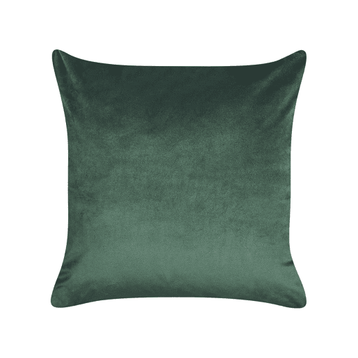 Conjunto de 2 almofadas decorativas PHILODENDRON Veludo 45 x 45 cm Verde esmeralda Padrão abstracto