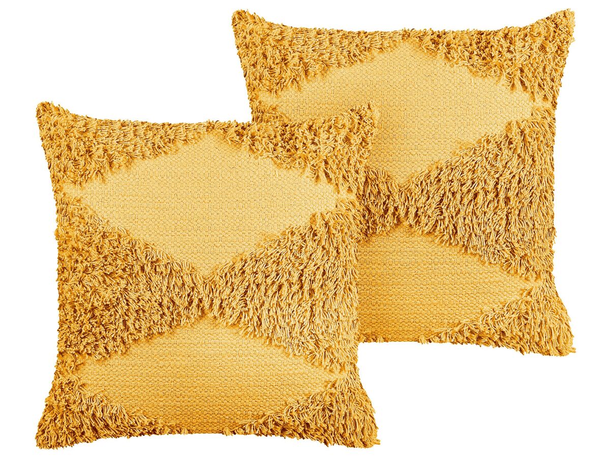 Beliani Cojín decorativo RHOEO 45x45