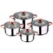 Bateria 8Pc Apta Para Inducción Colección San Ignacio Premium - Nona Bateria 8Pc Apta Para Inducción Colección San Ignacio Premium - Nona Cromo