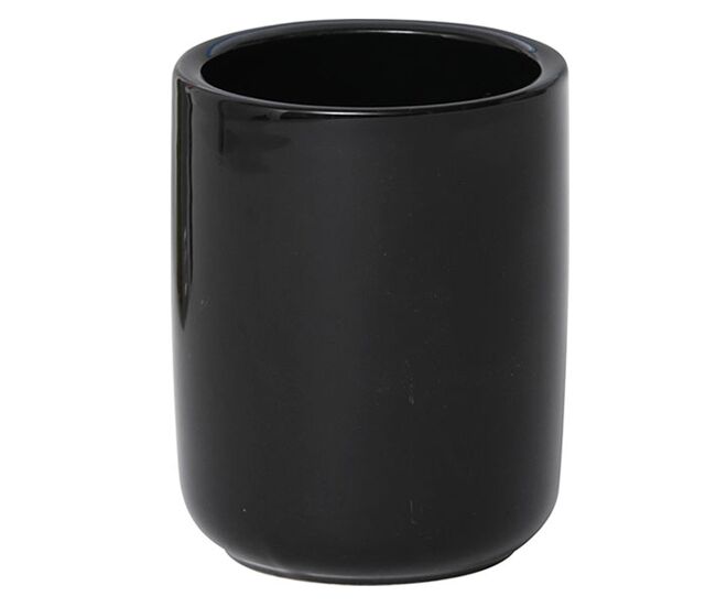 Vaso de baño redondo hecho en dolomite negro