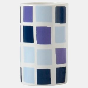 Vidro de mosaico azul