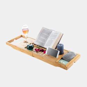 Bandeja de Bambu Extensível para Banheira Trayth InnovaGoods