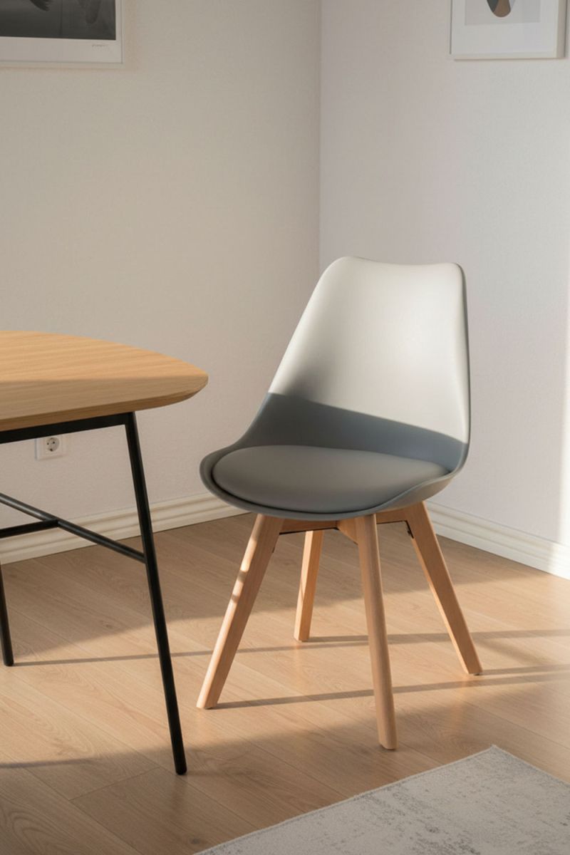 Silla synk basic - gris claro