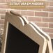 Pizarra Caballete Abeto, MDF Vinsetto Pizarra Caballete Abeto, MDF Vinsetto Marrón