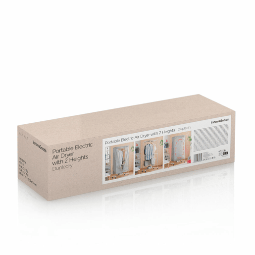 Secador Elétrico Portátil com 2 Níveis Dupledry InnovaGoods 1200 W Secador Elétrico Portátil com 2 Níveis Dupledry InnovaGoods 1200 W