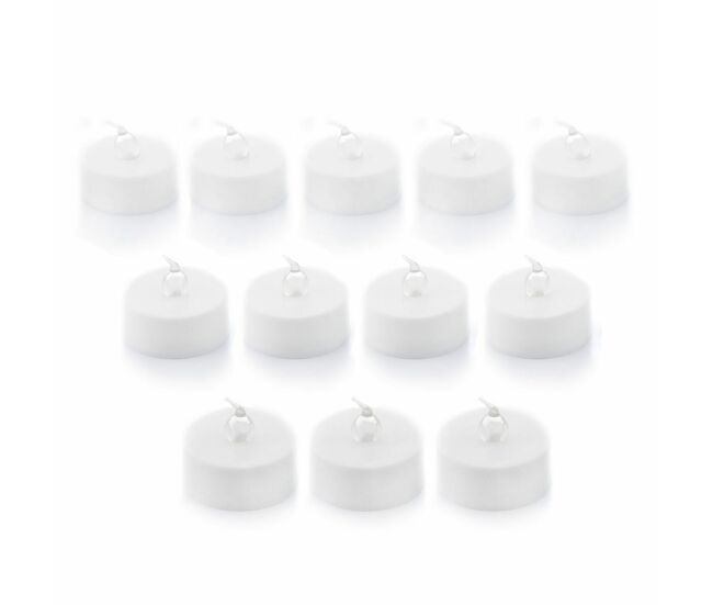 Set de velas de té led romandle innovagoods 12 unidades
