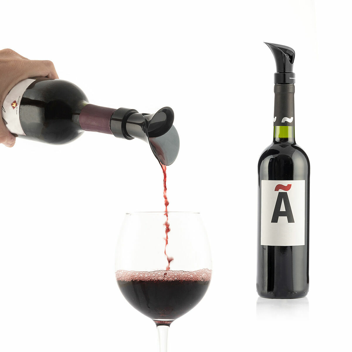 Tapón Dispensador Aireador de Vino 2 en 1