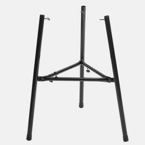 Briebe LEGL3 Suporte para Queimador a Gás com 3 Pernas, Robusto e Estável, Adequado para Paellero de 35 a 70cm, , Preto