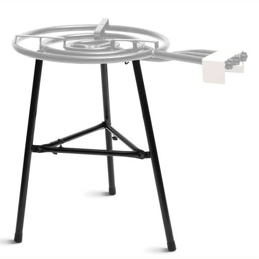 Briebe LEGL3 Suporte para Queimador a Gás com 3 Pernas, Robusto e Estável, Adequado para Paellero de 35 a 70cm, , Preto