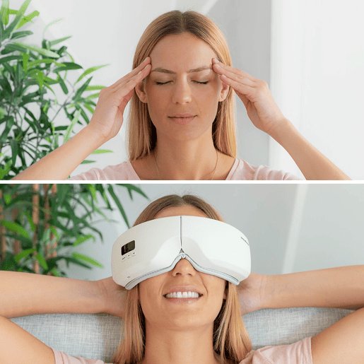 Aparelho de Massagem Ocular com Compressão de Ar 4 em 1 Eyesky InnovaGoods Aparelho de Massagem Ocular com Compressão de Ar 4 em 1 Eyesky InnovaGoods