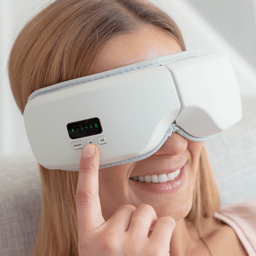 Aparelho de Massagem Ocular com Compressão de Ar 4 em 1 Eyesky InnovaGoods Aparelho de Massagem Ocular com Compressão de Ar 4 em 1 Eyesky InnovaGoods