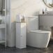 Armario de Baño MDF kleankin, hogar - baño 1800 Armario de Baño MDF kleankin, hogar - baño 1800 Blanco
