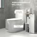 Armario de Baño MDF kleankin, hogar - baño 1800 Armario de Baño MDF kleankin, hogar - baño 1800 Blanco