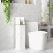 Armario de Baño MDF kleankin, hogar - baño 1800 Armario de Baño MDF kleankin, hogar - baño 1800 Blanco