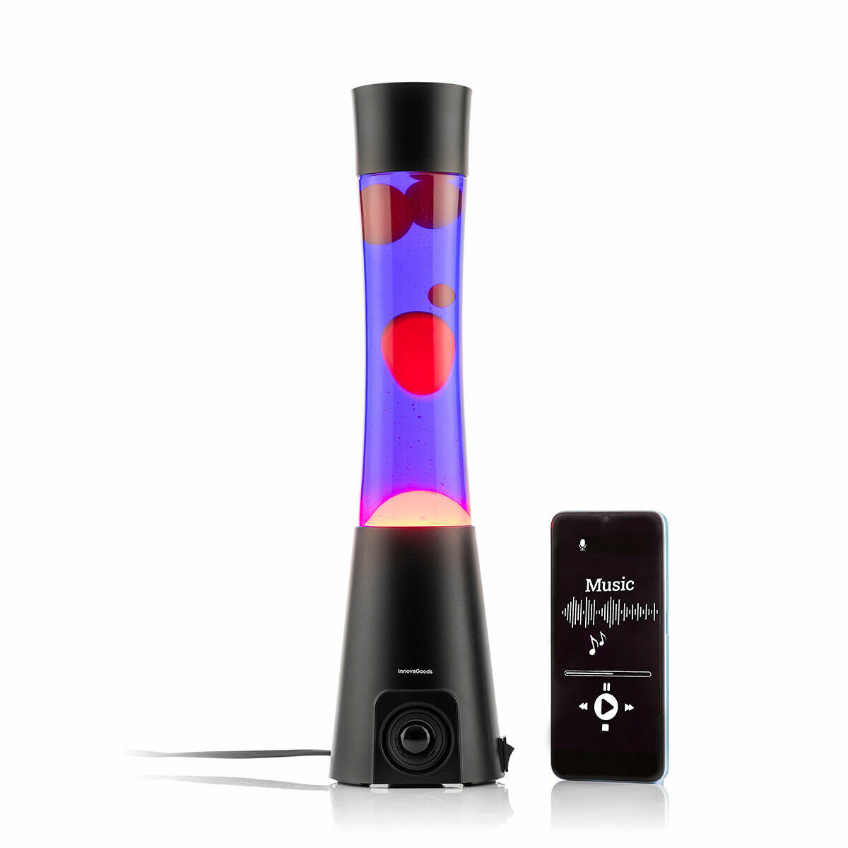 Lámpara de lava con altavoz maglamp innovagoods