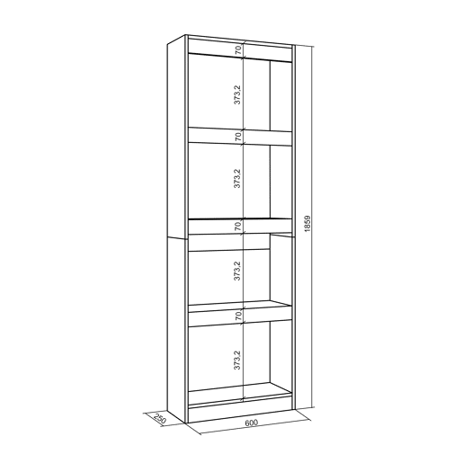 Estante, prateleira , Livraria, Prateleira livros, 60x25x186cm, Sala de estar - Escritório, Sala de jantar, Estilo moderno, Cimento Estante, prateleira , Livraria, Prateleira livros, 60x25x186cm, Sala de estar - Escritório, Sala de jantar, Estilo moderno, Cimento