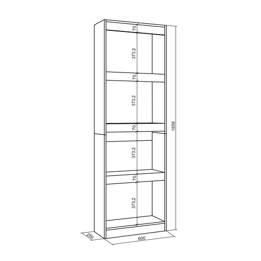 Estante, prateleira , Livraria, Prateleira livros, 60x25x186cm, Sala de estar - Escritório, Sala de jantar, Estilo moderno, Cimento Estante, prateleira , Livraria, Prateleira livros, 60x25x186cm, Sala de estar - Escritório, Sala de jantar, Estilo moderno, Cimento