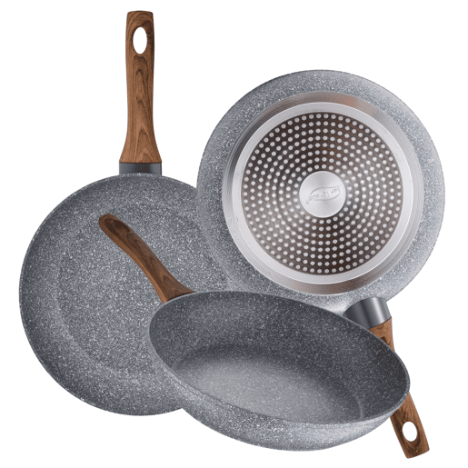 Bateria de cozinha 8 peças San Ignacio Dina de aço inoxidável com jogo de patch (22x24x26 cm) San Ignacio Daimiel em alumínio forjado Bateria de cozinha 8 peças San Ignacio Dina de aço inoxidável com jogo de patch (22x24x26 cm) San Ignacio Daimiel em alumínio forjado