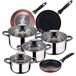 Bateria de cocina 8 piezas y juego de sartenes Bateria de cocina 8 piezas y juego de sartenes Multicolor