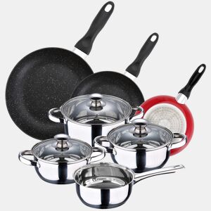San Ignacio x16cm x20cm x24cm + 7 -iece 7 -peça de aço inoxidável Bateria de cozinha