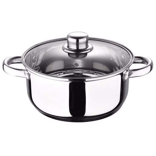 Bateria de cozinha 12 peças San Ignacio Cassel em aço inoxidável com startes gam Bateria de cozinha 12 peças San Ignacio Cassel em aço inoxidável com startes gam