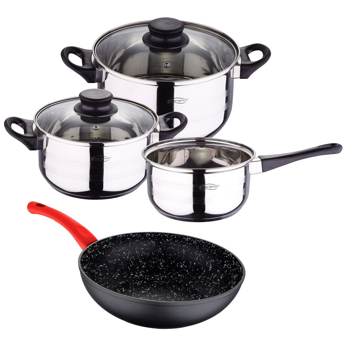 Juego de bateria de cocina de 5pc