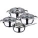 Batería de cocina 7 piezas en + Juego de 3 sartenes Batería de cocina 7 piezas en + Juego de 3 sartenes Multicolor