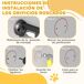 Barrera para Perro Acero, Plástico PawHut Barrera para Perro Acero, Plástico PawHut Blanco