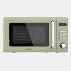 Cecotec ProClean 5110 Retro Green Micro-ondas digital com grill de 20 l e 700 W.