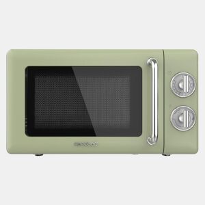 Cecotec ProClean 3010 Retro Green Micro-ondas mecânico de 20 l e 700 W.