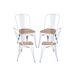 Pack 4 Sillas Torix Madera Natural Pack 4 Sillas Torix Madera Natural Blanco