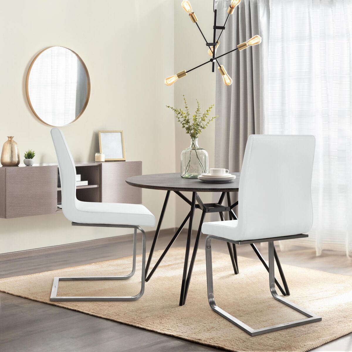 Silla de comedor - Belfort - Simil cuero