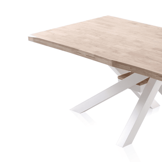 Mesa de jantar Xena Fit 180 Carvalho - Branco 180 x 76 x 100 cm