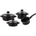 Bateria De Cocina 7 Piezas Bateria De Cocina 7 Piezas Negro