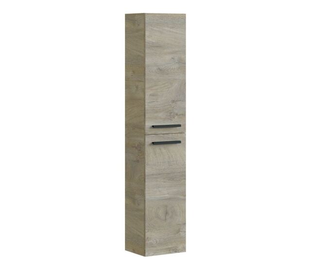 Columna de baño athena 2 puertas roble alaska 30 x 150 x 25 cm