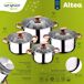 Bateria De Cocina 8 Piezas Apta Para Induccion Bateria De Cocina 8 Piezas Apta Para Induccion Cromo