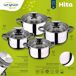 Bateria De Cocina 8 Piezas Apta Para Induccion Bateria De Cocina 8 Piezas Apta Para Induccion Gris Oscuro