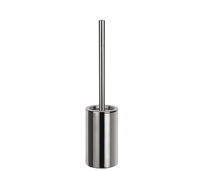 Escobillero spirella "tube" de porcelana cromado ø10,5 x 42 cm