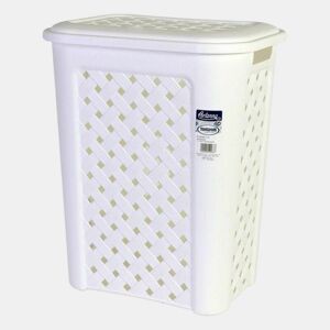 Cesto de Roupa Suja Tontarelli 30 L (38 x 28 x 46 cm) Branco