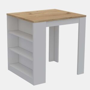 Mesa de jantar Tanna, com prateleiras