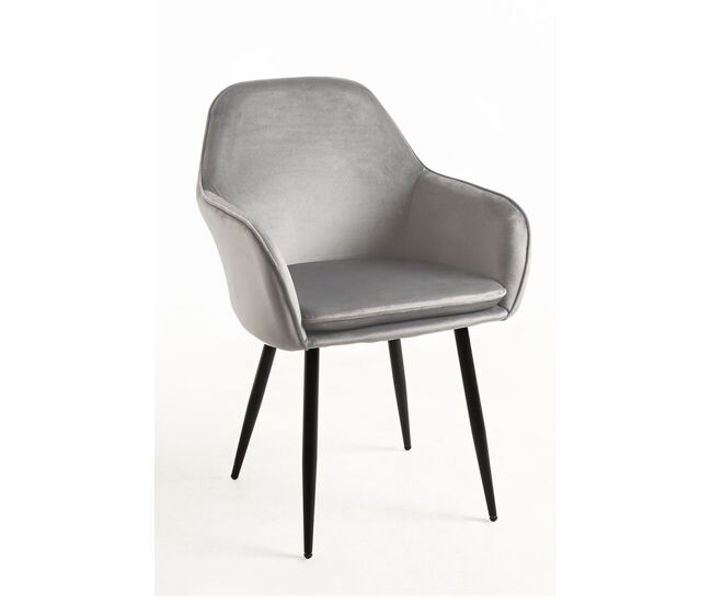 Silla chic black - gris claro