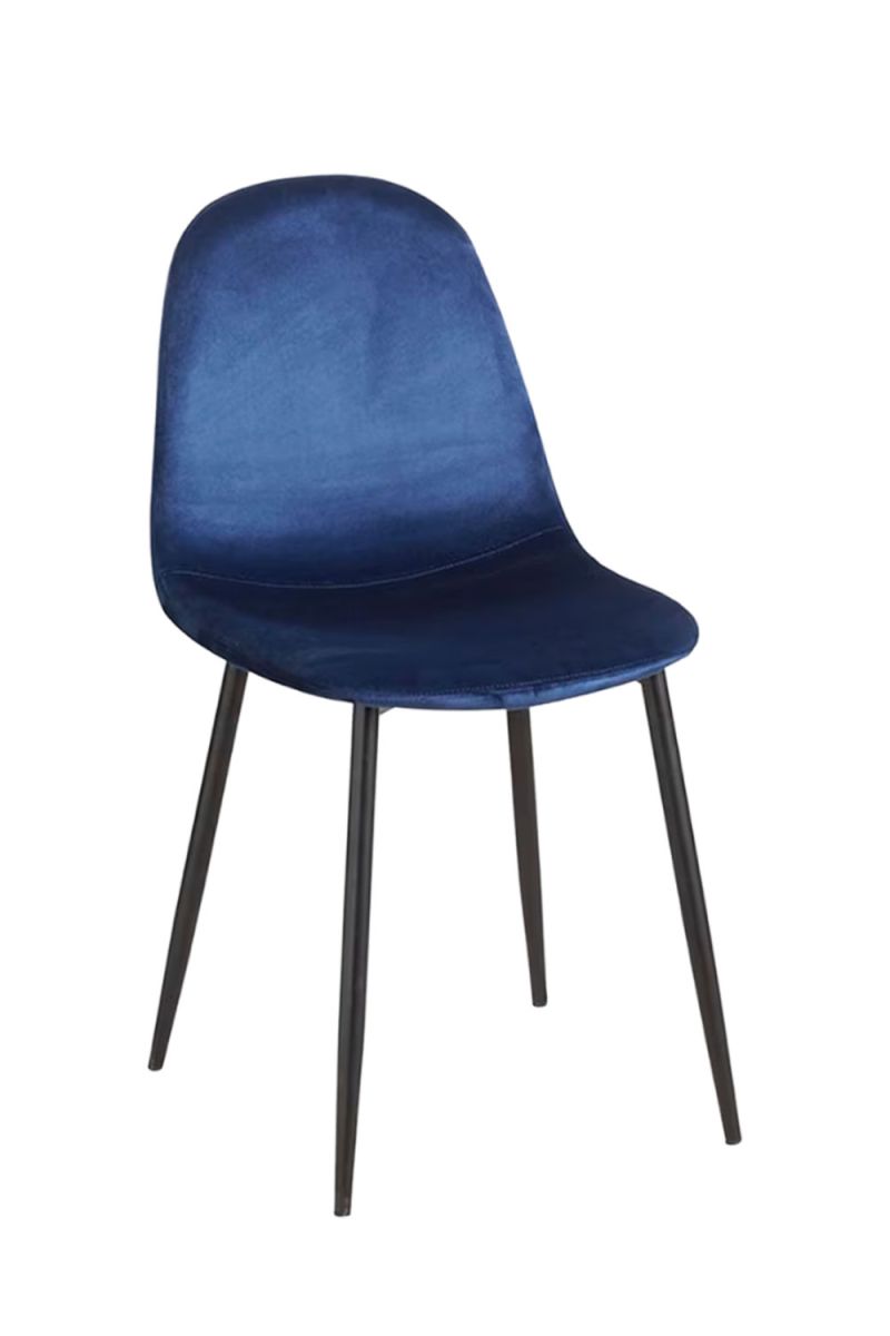 Silla Teok Black Terciopelo