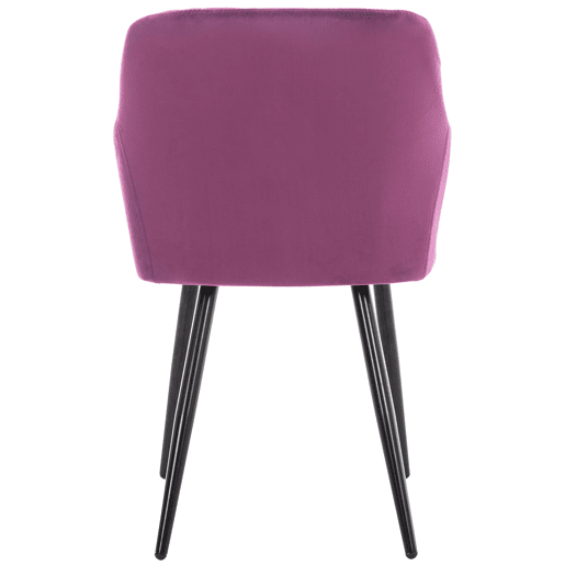 Silla de comedor Shila Terciopelo Lila 44X47X84 cm