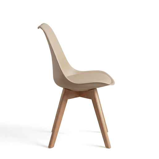 Pack 4 cadeiras de jantar Beench Areia 41 x 83 x 49 cm