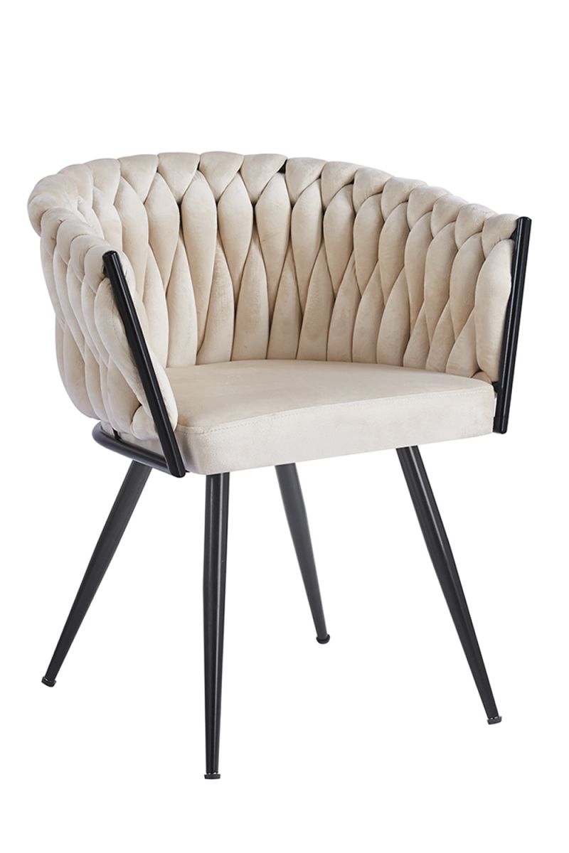 Silla Widny Black Terciopelo