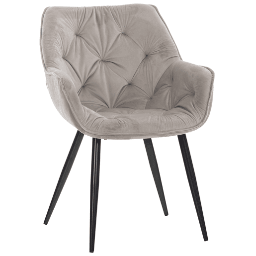 Silla Tanna en terciopelo 62X58X83 cm