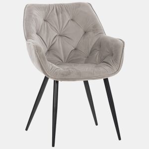 Silla Tanna en terciopelo 62X58X83 cm