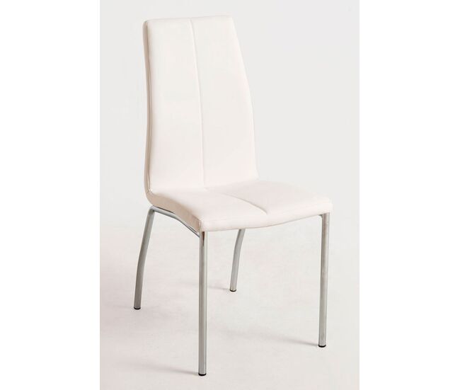 Silla humi polipiel - blanco