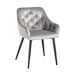 Silla Salle Terciopelo Silla Salle Terciopelo Gris Claro