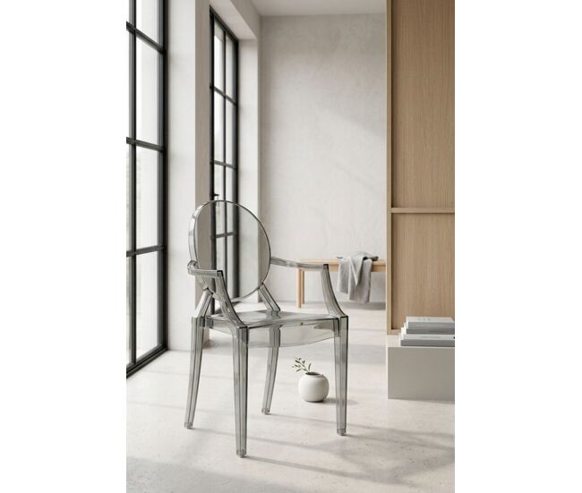 Silla Diam Brazos Transparente - Transparente